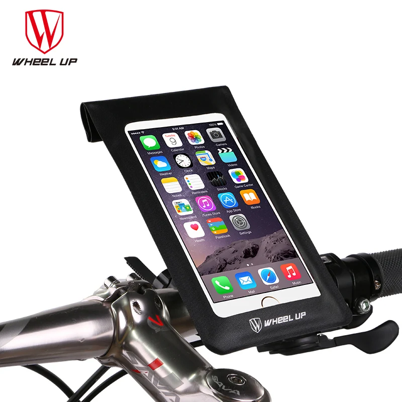 6.2 Inch Waterproof Touch Screen Bike Bag Front Frame Top CellPhone Mountain Bag