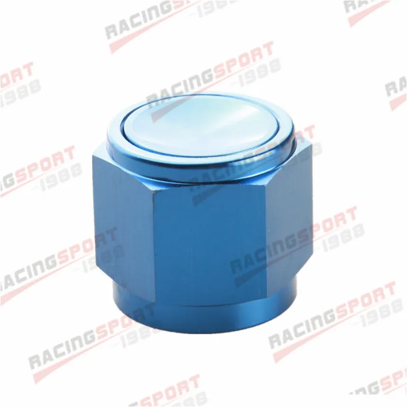 

10AN -10 AN AN10 flare cap caps block off fitting Aluminum Blue