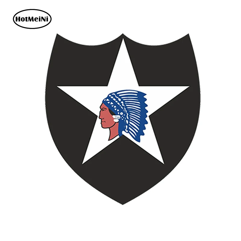 

HotMeiNi 13cm x 11.3cm Car Styling Car Sticker Waterproof STICKER INFANTRY DIVISION ARMY US LAPTOP TABLET HELMET PC BUMPER
