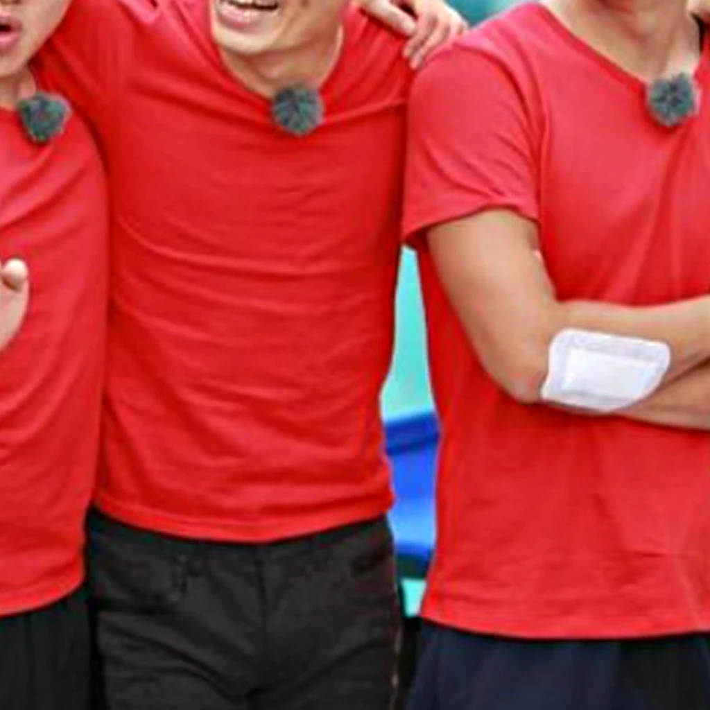 Black Mini Microphone Lapel Tie Clip Holder + Microphone MIC Fur Cover Windshield Windmuff