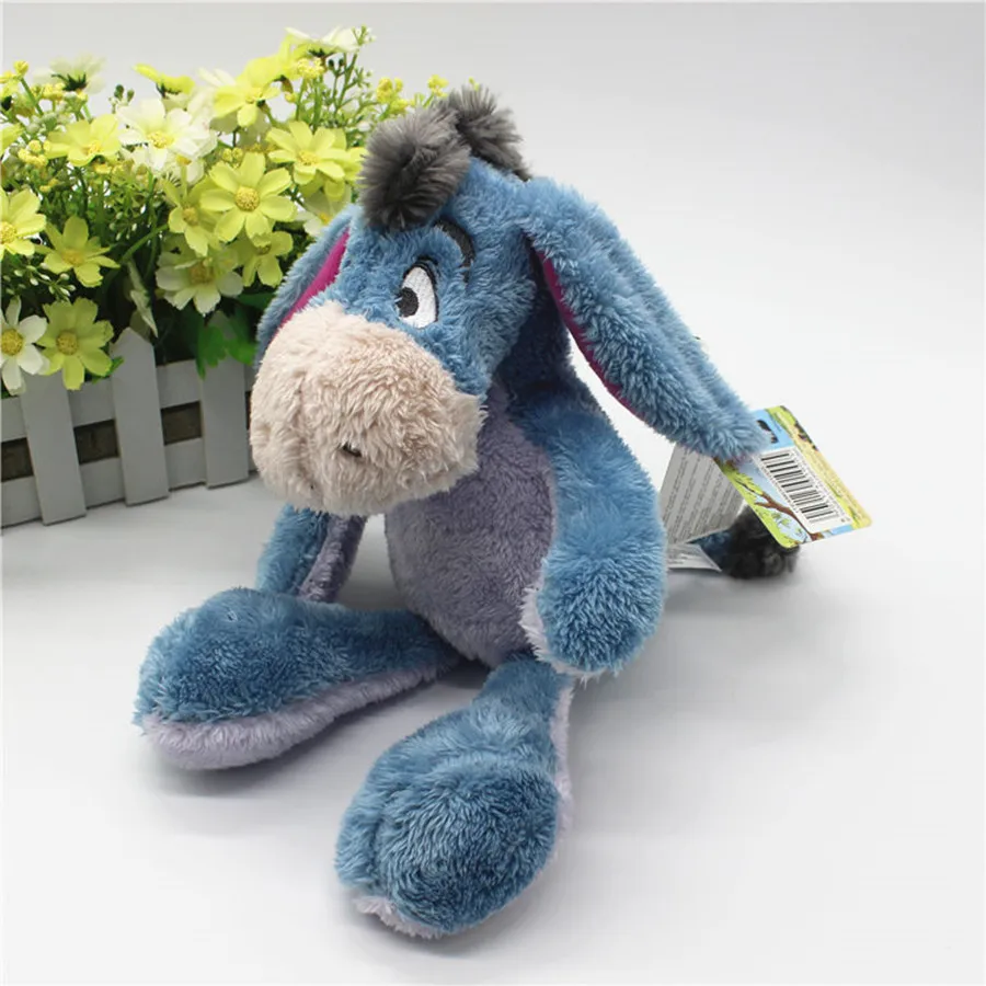 1pcs 28cm=11inch high quality Eeyore Donkey plush soft doll Eeyore