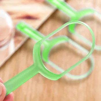 

Dental Care Tool 1 PC Hollow Tongue Cleaning Brush Tongue Cleaner Coated Tongue Scraper Anti-Bacteria Oral Hygiene