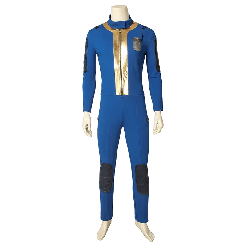 Game Fallout 4 Fallout 76 Costume Vault 76 Sole Survivor Deacon Cospaly Jumpsuit Uniform Halloween Outfit Full Set Custom Made - Цвет: Jumpsuit Only