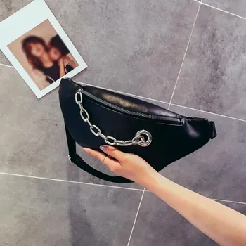 

Fashion Women Chest Bag Pure Color Leather Mini Pouch Female Purse Flap Girls bolsas Chest Bags 2019 Shoulder Bag