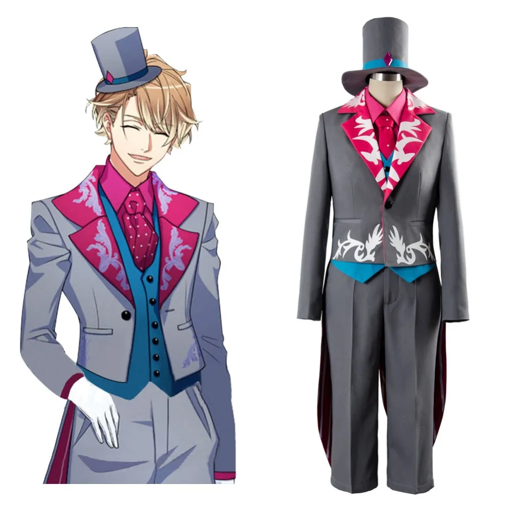 Косплэй A3! Chigasaki Itaru маскарадный костюм для мальчиков полный комплект униформы