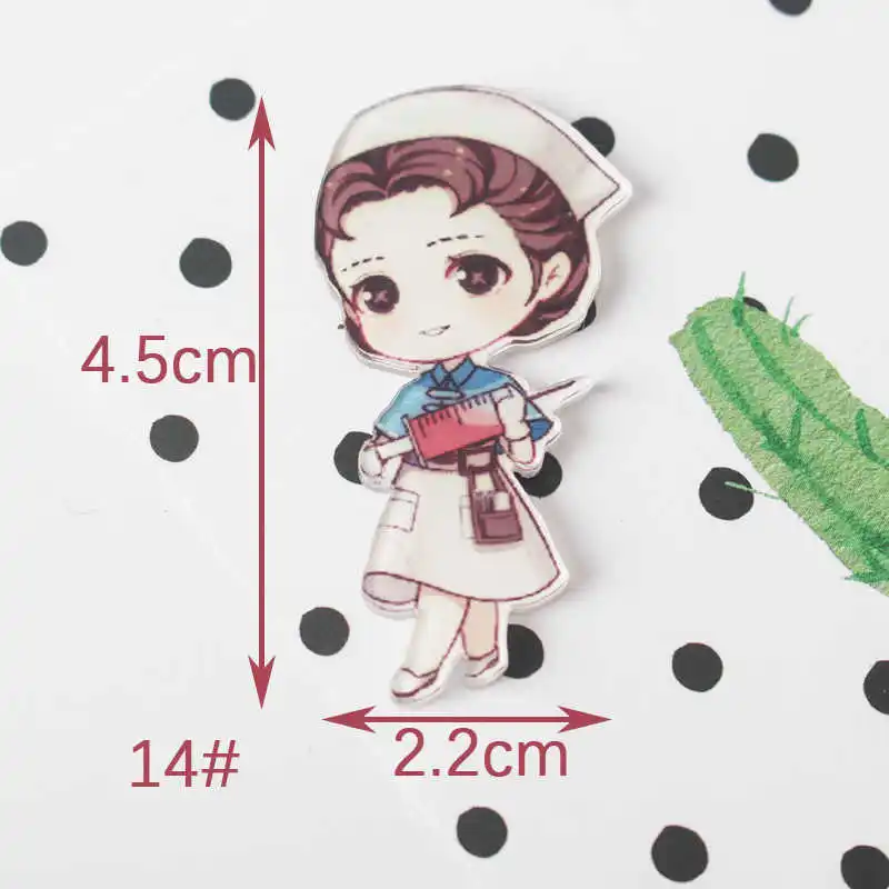 ID V 1 шт. Рисунок мультфильм микс скелет для одежды акриловые значки Kawaii на рюкзак