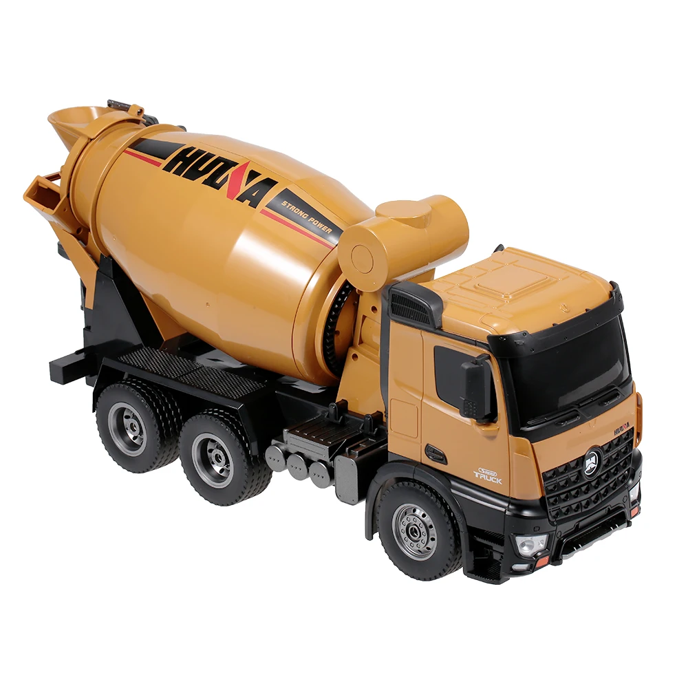 HUINA 1574 1:14 2,4 г бетоносмеситель инженерный грузовик легкий строительный автомобиль игрушки для детей RC грузовик