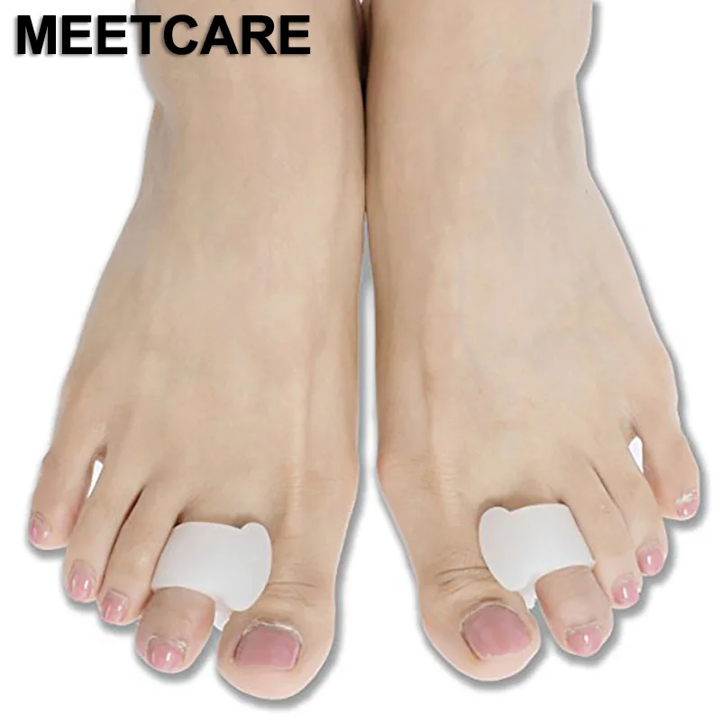 1 Pair Hallux Valgus Toe Separator Ring Bunion Corrector Foot Care