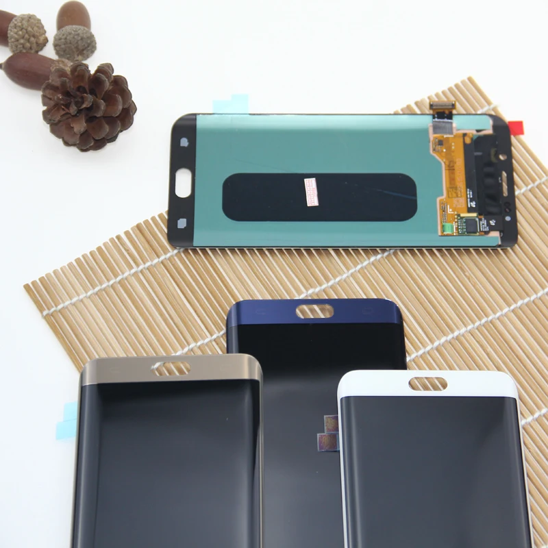 

Super AMOLED For Samsung S6 edge PLUS LCD G928 G928F Display LCD Screen Touch Digitizer Assembly Replacement For S6 edge PLUS