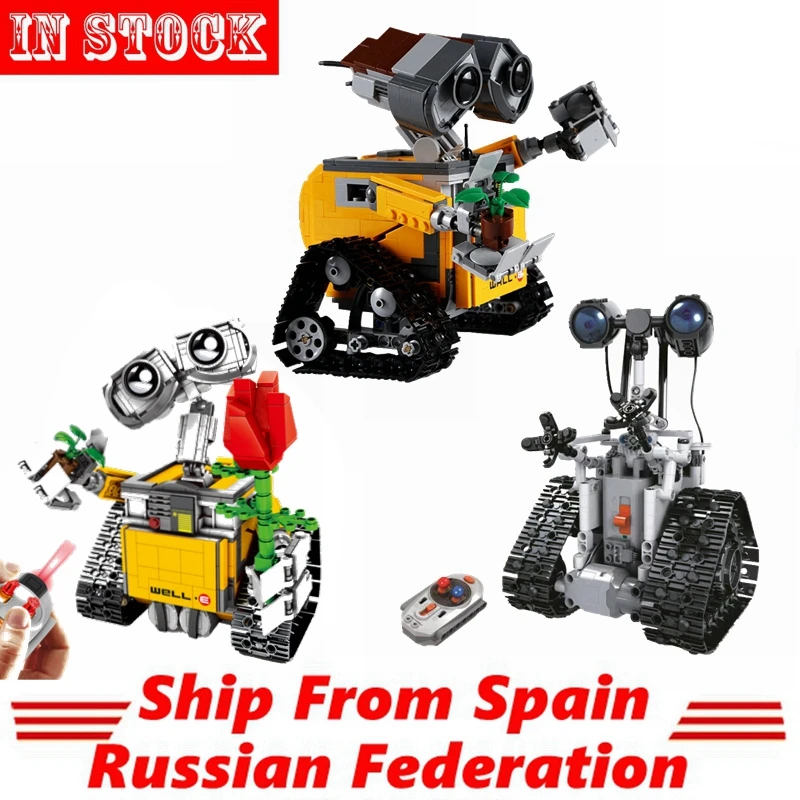 

For Legoing Technic City Remote Control MOC RC Robot Figures Creators Building Block Friends Toy Compatible Wall-E Idea Movie