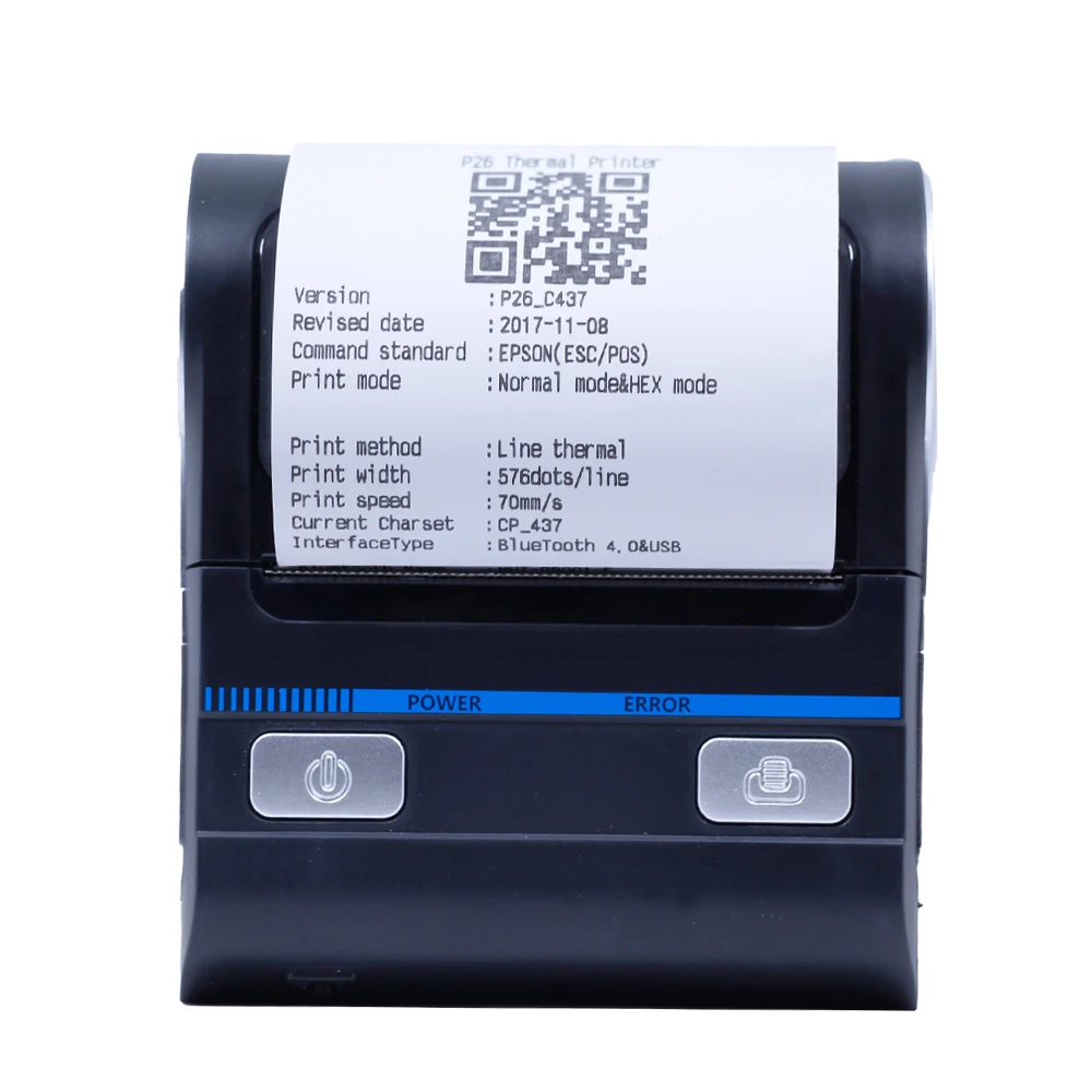 

Milestone MHT-P8001 Cheaper Bluetooth Mobile Pocket thermal printer 80mm POS Printer Compatible with Android/iOS/Windows