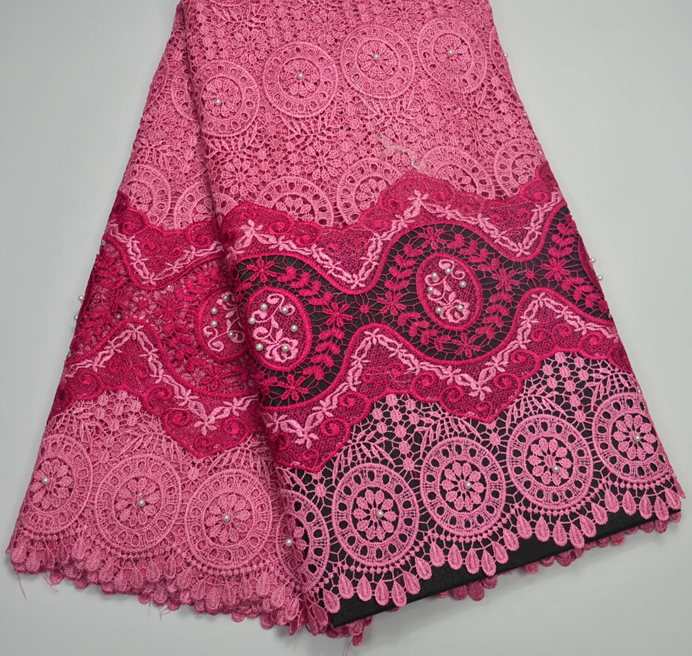Latest Nigerian Guipure Lace Fabric African Lace Fabric For Nigeria