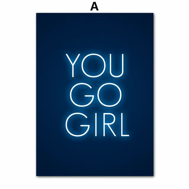 Motivational Quotes Wall Art Canvas Painting Nordic Posters And Prints