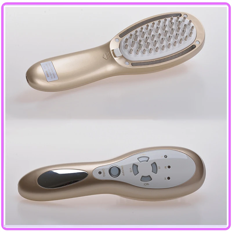 Led Photon Therapy Electric Vibration Head Hair Growth Massager Comb For Hair Nourish Hair Loss Treatment Free Shipping