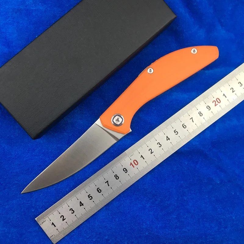 

NIGHTHAWK SIGMA good quality Flipper folding knife D2 blade G10 handle hunting practical camping survival pocket knives EDC tool