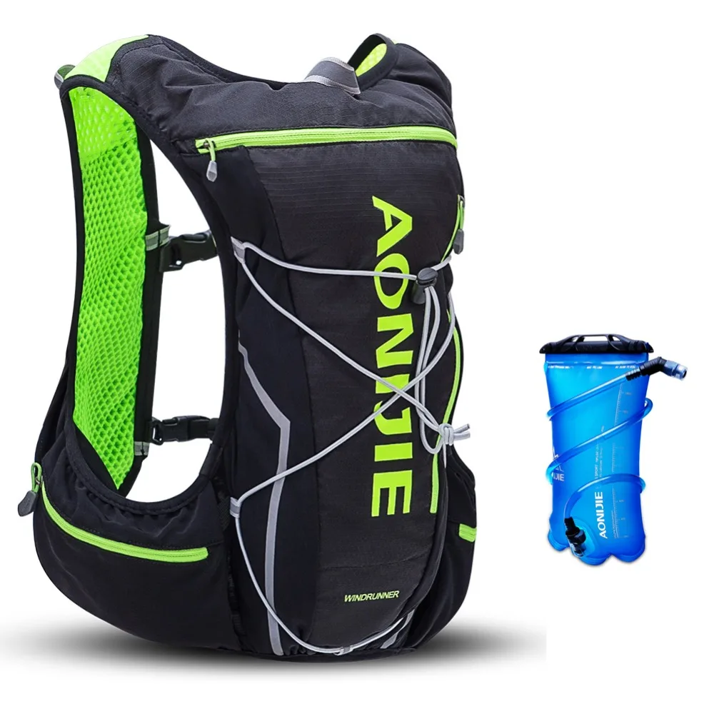 AONIJIE 10L Men Women Trail Running Hydration Backpack Outdoor Hiking