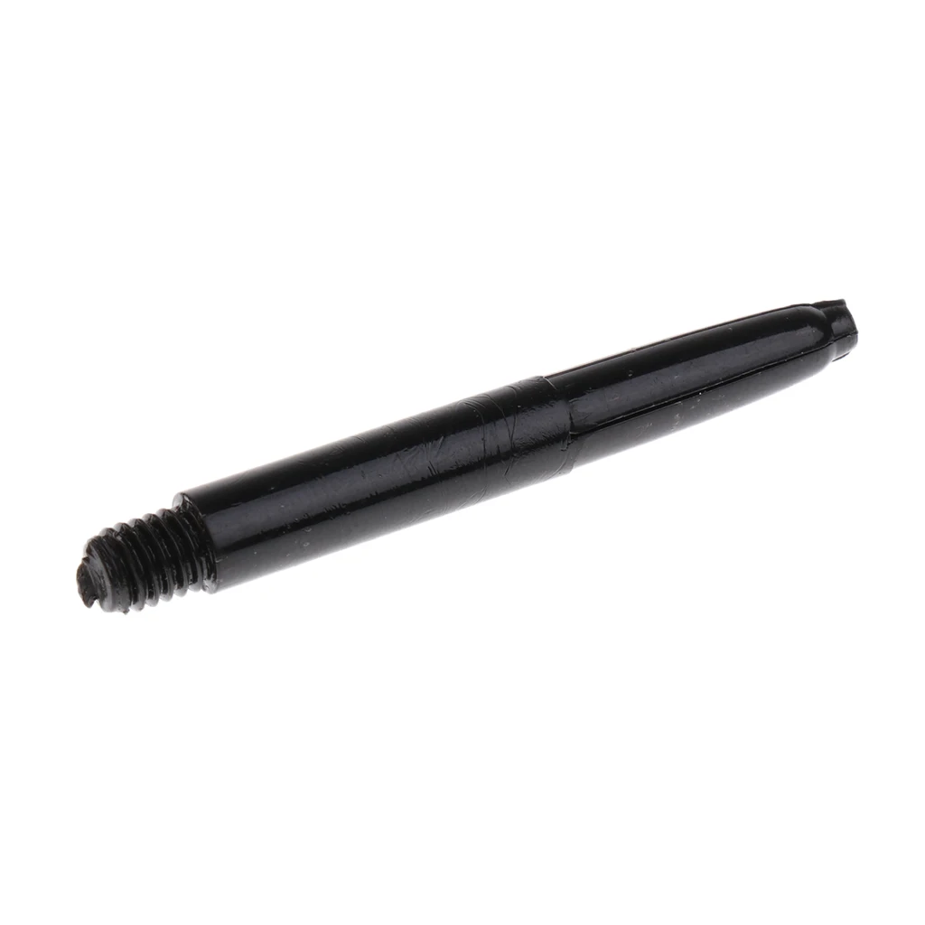 60 Pieces 35mm 2BA Thread Plastic Dart Stems Shafts Soft Tip Darts, Black & Gray