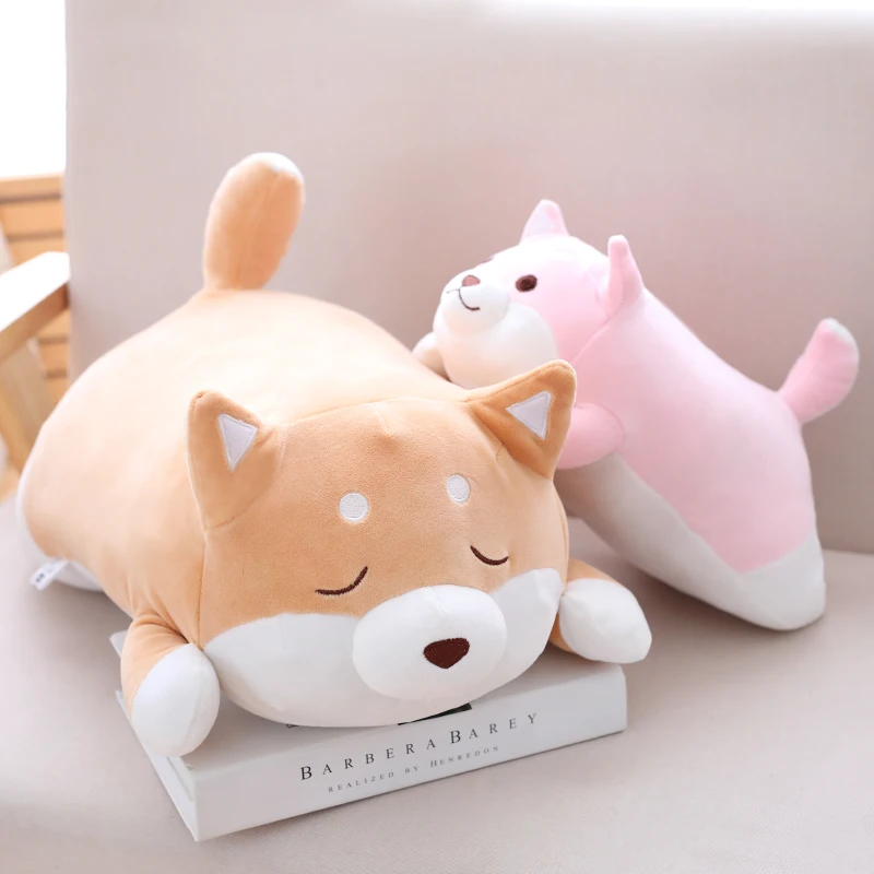 shiba plush pillow