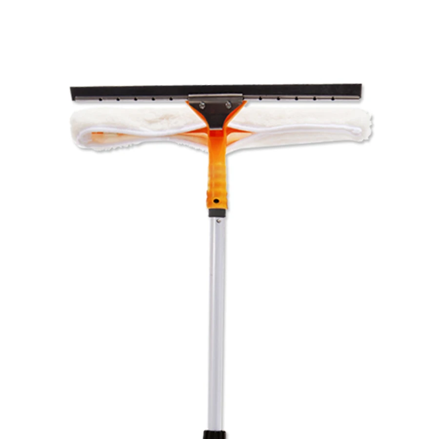 Soft Large Durable Rubber Glass Scraper Blade Safe Window Cleaner Brush