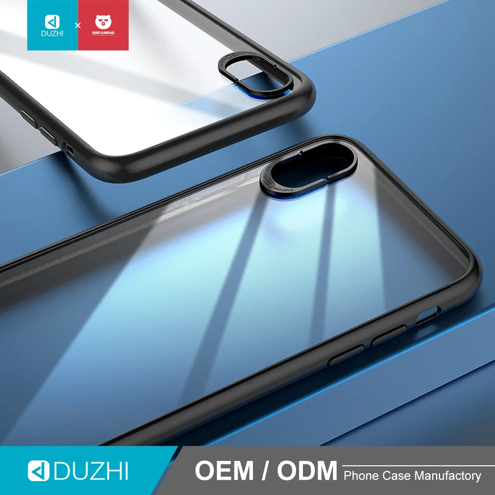 Чехол для iphone X 100% оригинальный бренд Duzhi силиконовый чехол iphoneX мягкий прозрачный