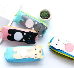 Пенал сумка Kawaii кошки Pencilcase Канцтовары, школьные принадлежности карандаши сумка для хранения пеналы студенты подарки