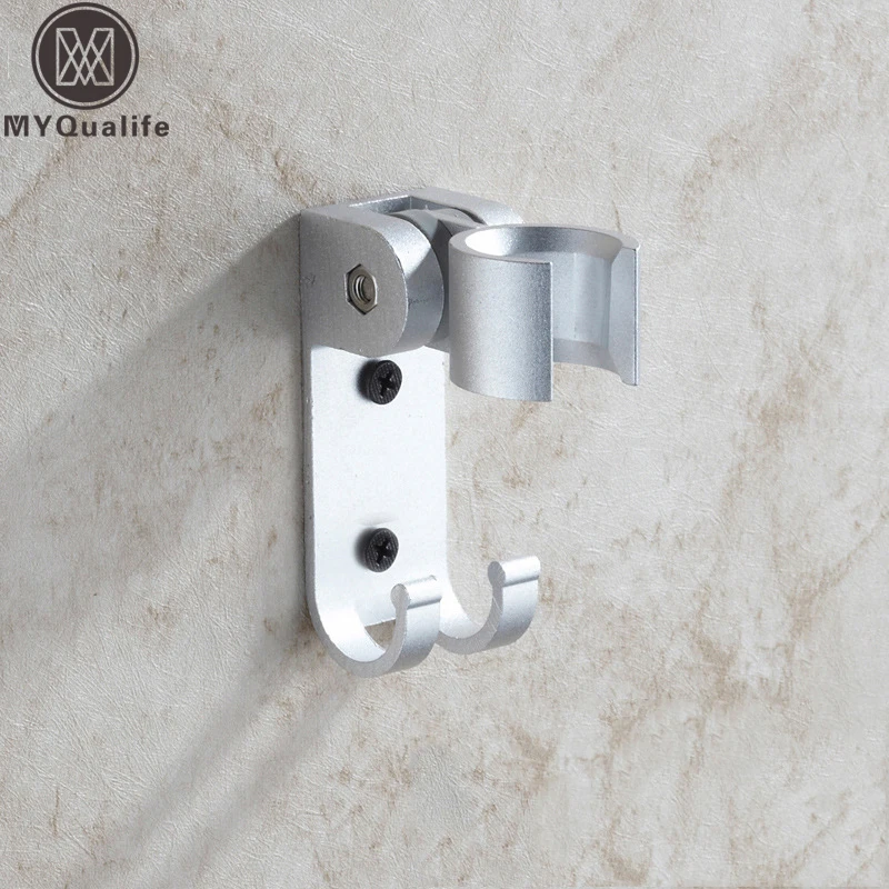 Free Shipping Bathroom Aluminum Hand Shower Holder Wall Mounted Angle