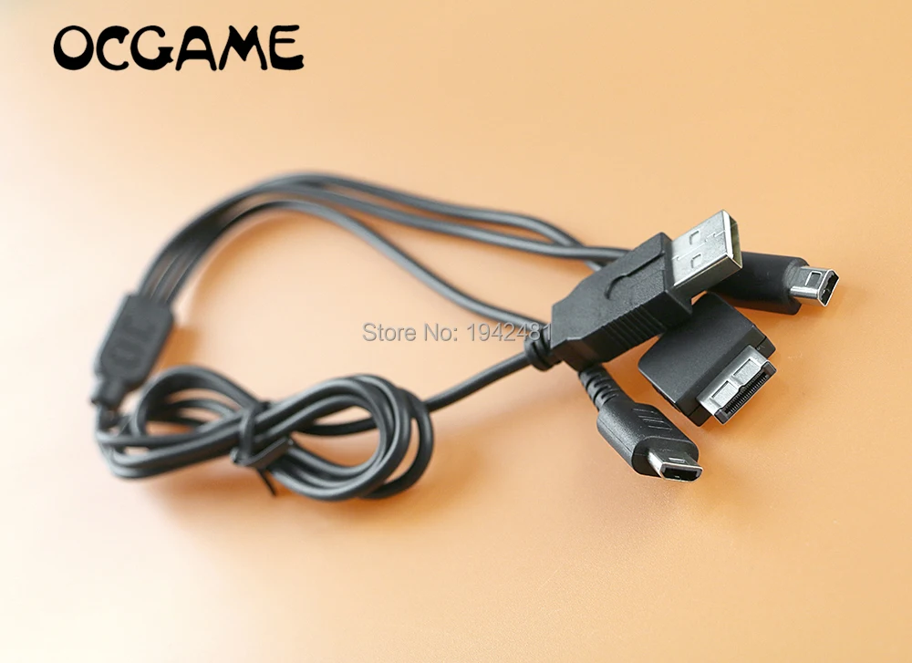 

OCGAME 3 in 1 USB Charger Charging Cable Cords for Nintendo NDSL / NDS NDSI XL 3DS / psv1000