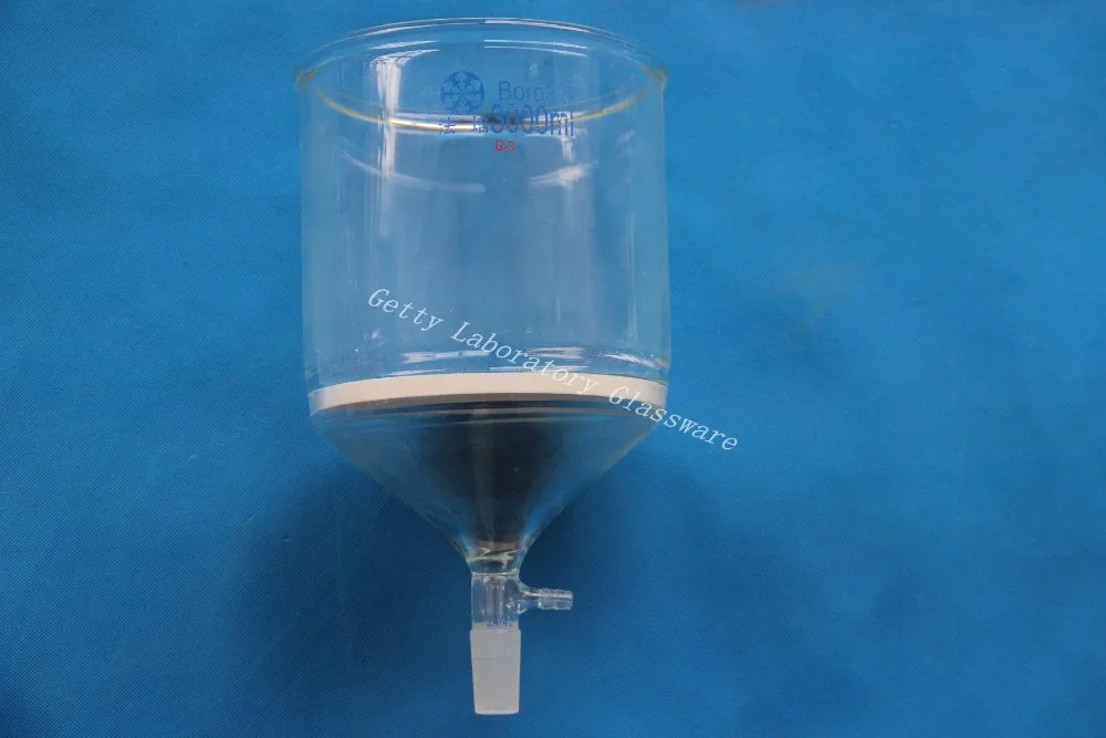

3000ml(3L) Glass Buchner funnel filter, 3# core size 15-40 Micron, 24/40 joint,with 10mm hose connection