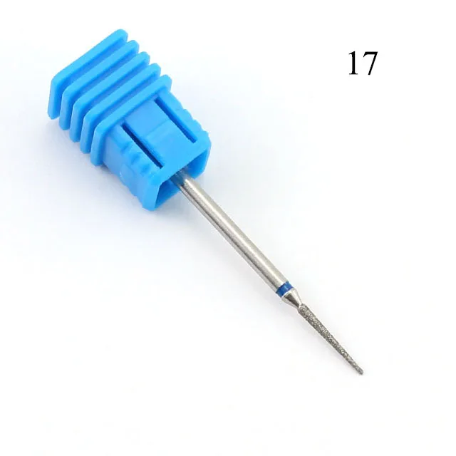 1PC Diamond Nail Drill Bit Milling Cutter For Manicure Electric Machine Cutticle Remove Files Nail Polish Burr Nail Art Tools - Цвет: 17