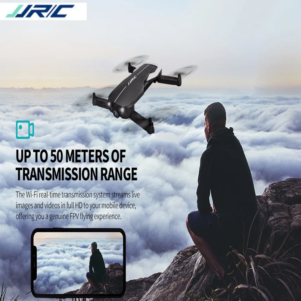 

Foldable JJRC H71 RC Drones RTF 1080P WiFi Real-Time Aerial Photography One Key Return Remote Control Quadcopter Helicopter Toy