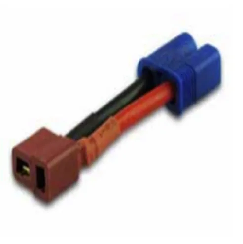

T-Plug (Deans Style) Female to Male EC3 Connector Adapter with 14AWG 4CM Wire
