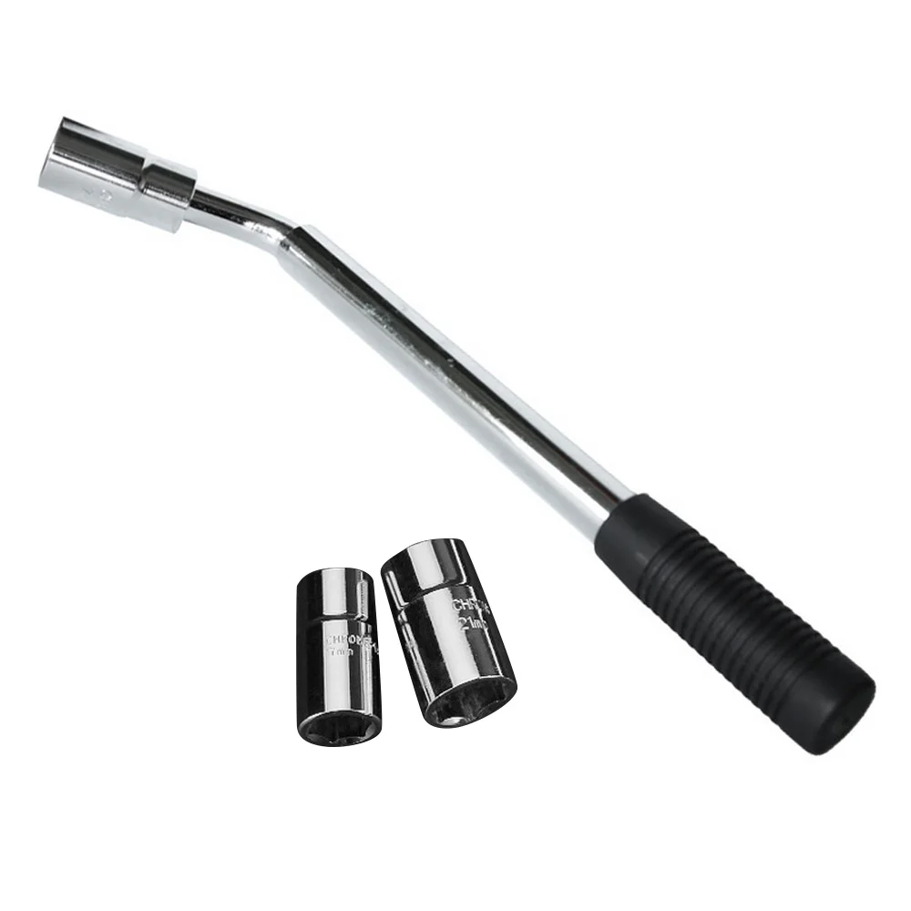 

L-type Retractable Tire Wrench Car Motorcycle Tire Manual Demolition Repair Tool Multifunctional Car Socket Wrench Removal Tool