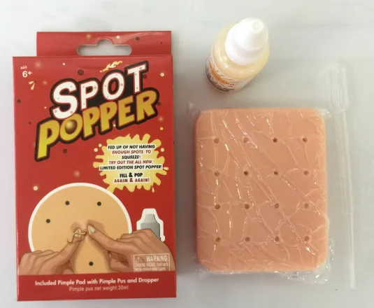 

Squeezing acne toy SPOT POPPER venting decompression and innovation strange toy squish cama elastica infantil