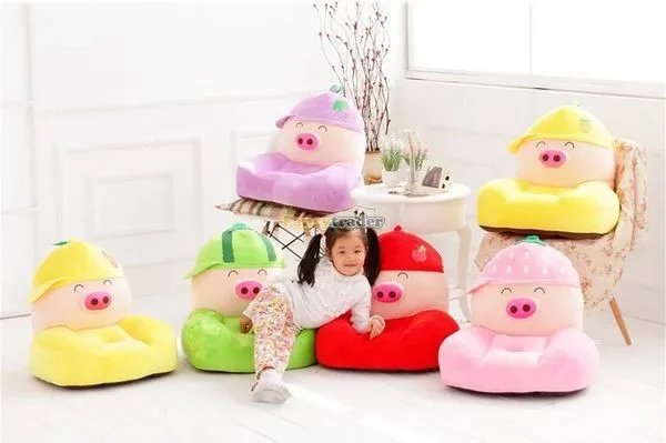 Fancytrader 54cm X 45cm Lovely Stuffed Soft Plush McDull Pig Sofa Tatami, 6 Models,  FT50653 (5)
