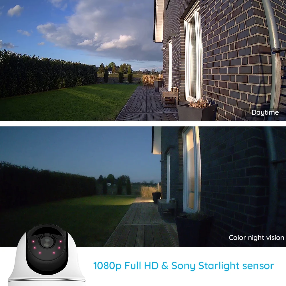 Reolink Argus PT w солнечная панель 1080P WiFi камера перезаряжаемая батарея/Солнечная