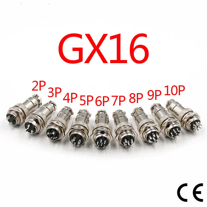 1 компл. авиации розетка GX16-2-3-4-5-6-7-8-9-10 core air разъем соединительного кабеля Разъем