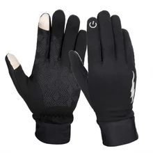 Полезные женские и мужские спортивные рукавицы зимние теплые перчатки с сенсорным экраном для бега и велоспорта Полезные женские и мужские спортивные рукавицы зимние теплые перчатки с сенсорным экраном для бега и велоспорта