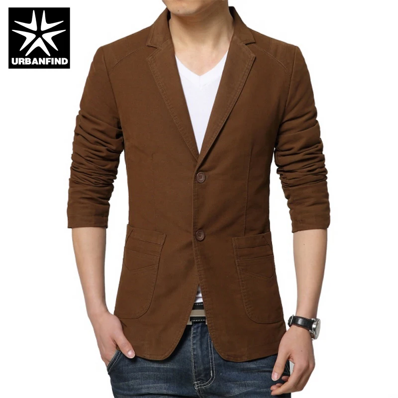 New Fashion Men Classic Casual Blazers Two Button Style Size M 3XL Man