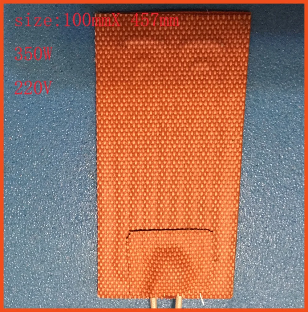 100mmX 457mm 350W 220V Flexible Silicone Heater, Ukulele Side Bending