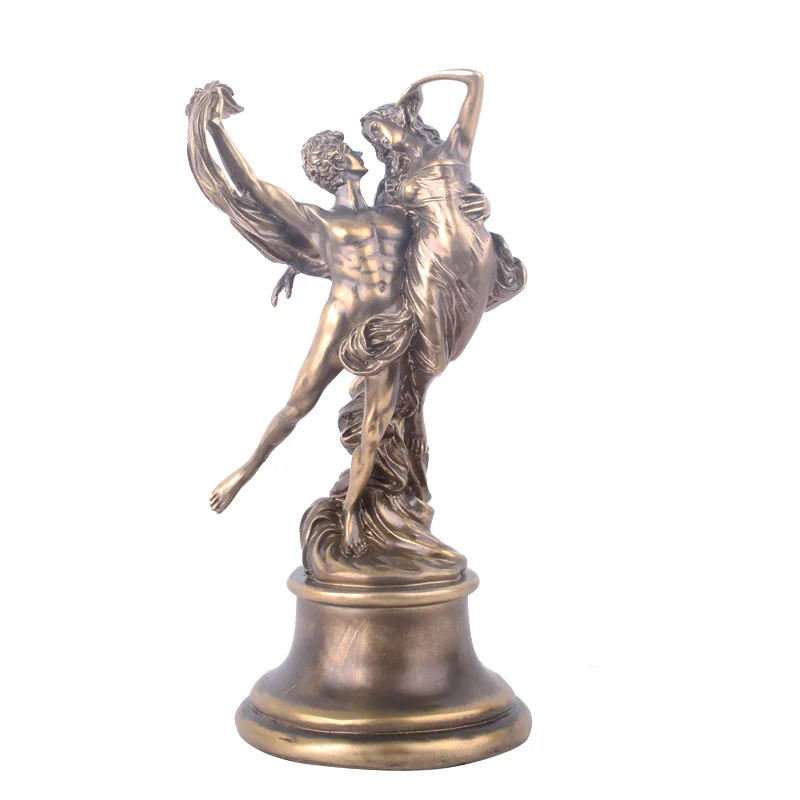 

Wedding Gifts Creative Resin Dancing Couple Angle Model Ornaments Abstract Figurines Crafts Home Decoration Lovers Miniatures
