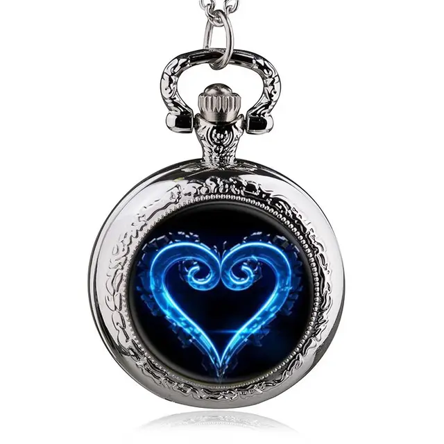 Nuovo Arrivo Blu Heartt Of The Ocean Design Tasca Del Quarzo Della Collana Orolo Nuovo Arrivo Blu Heartt Of The Ocean Design Tasca Del Quarzo Della Collana Orolo