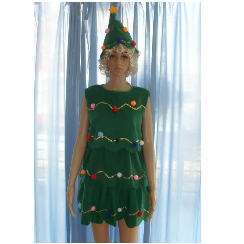 Рождественская елка для костюма для взрослых, Женский Рождественский Костюм