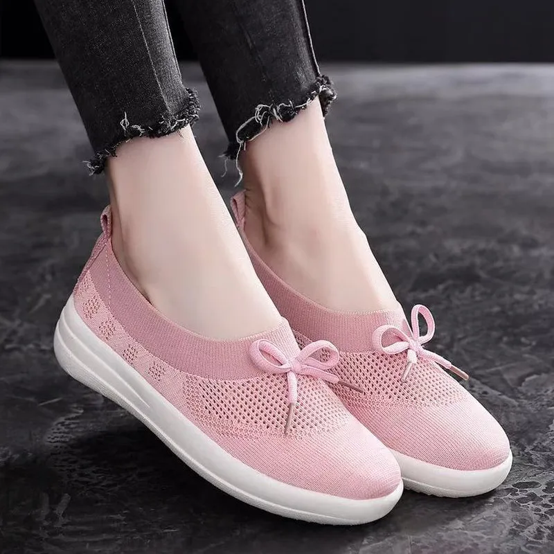 

Women's Mesh Flat Shoes Slip-on Cotton Casual Shoes For Woman Walking Shoes Women Sneakers Loafers Soft Shoes Summer zapato