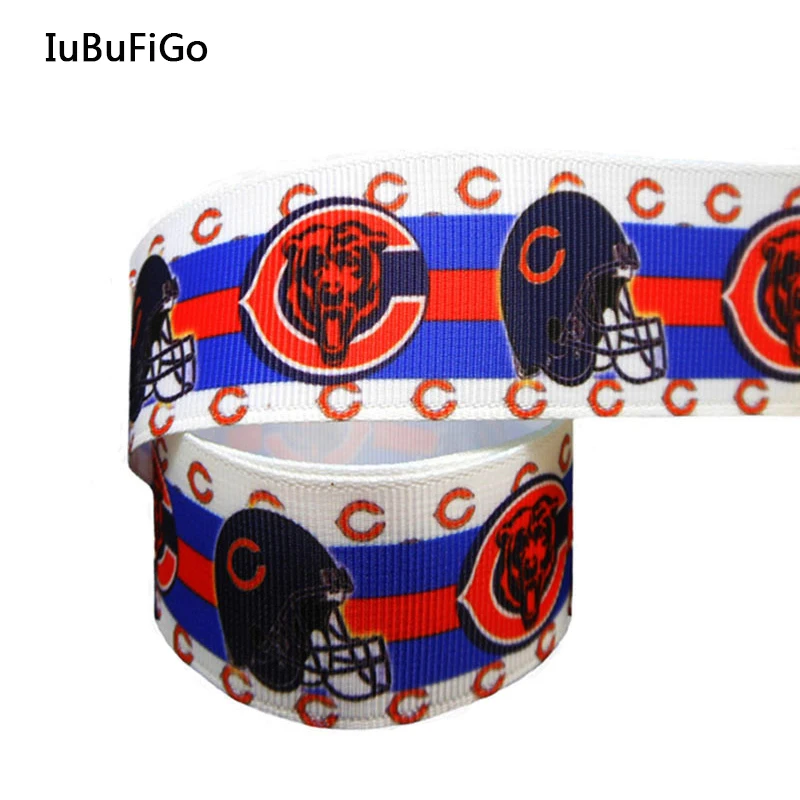 

[IuBuFiGo] 10Y 7/8" Characters Printed Grosgrain Ribbon 22MM Sport ribbons Sign team ribbon X2331 Free shipping