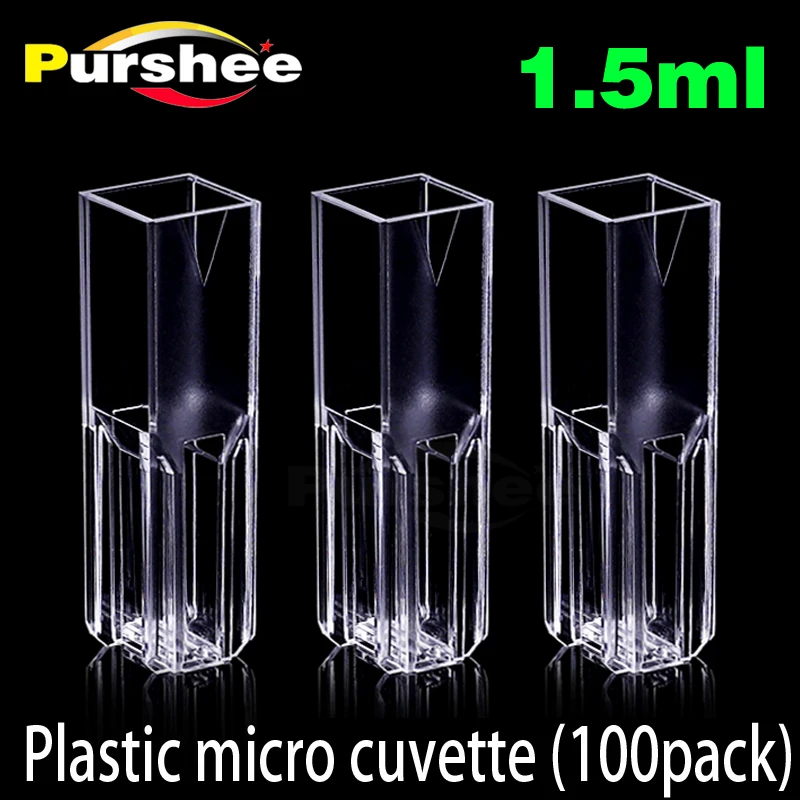 

10mm Plastic Micro Cuvette 100PCS