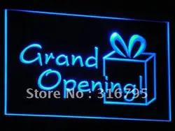 I032 Grand OPEN Shop пивной бар-клуб вывески со светодиодами Вкл/Выкл Переключатель 20 + цвета 5 размеров