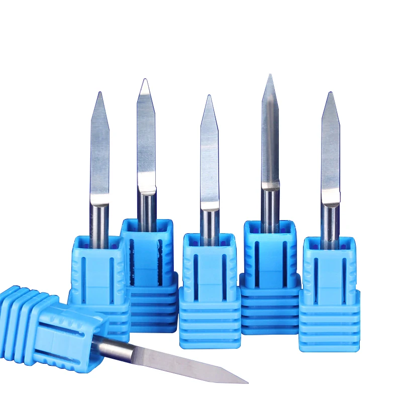 

5Pcs 4mm V Shape Longer Cutter Carbide PCB Engraving Bits CNC Router Tool Choose size ZJD438 acrylic carving frezer