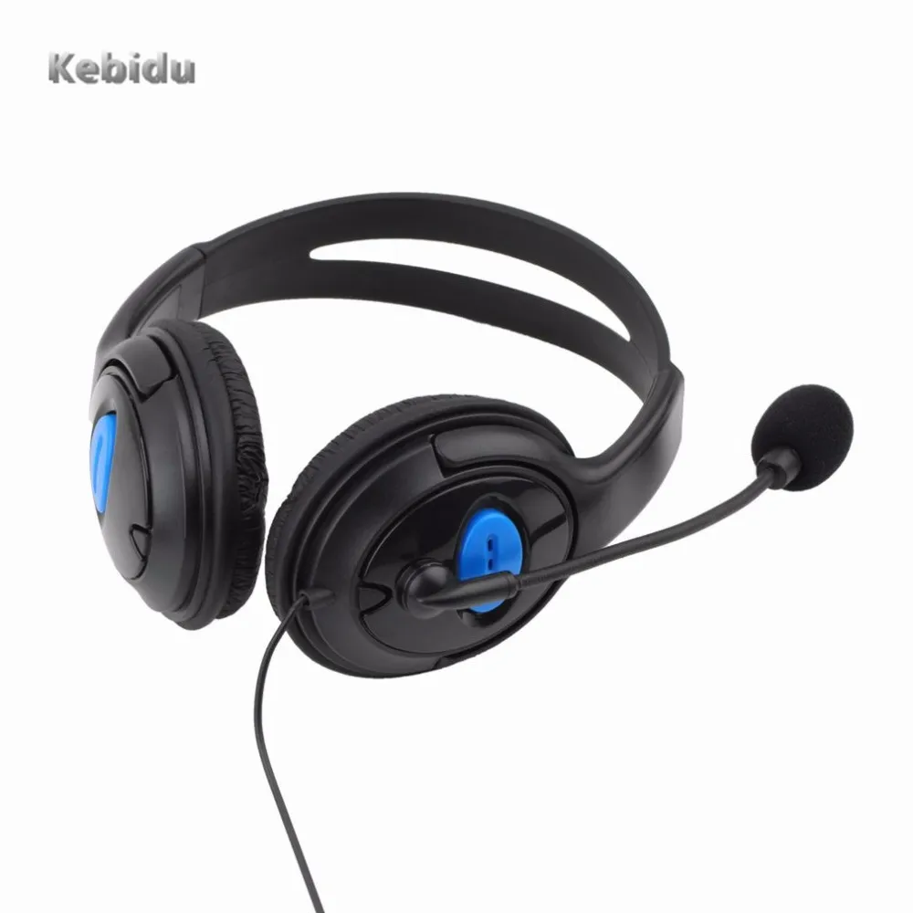 

Kebidu Wired Computer PC Gaming Headphone With MIC casque audio Mute switch Noise Cancelling Headset for PS4 Sony PlayStation