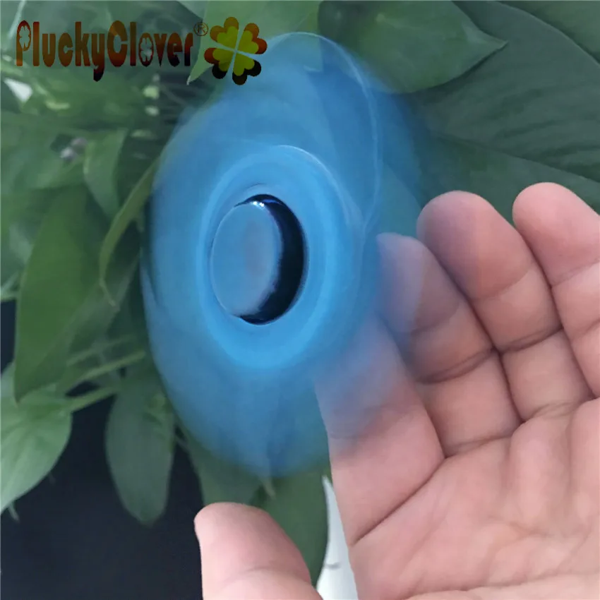 1 pc Fid Spinners Lighter Gold Finger Metal Handspinners LED