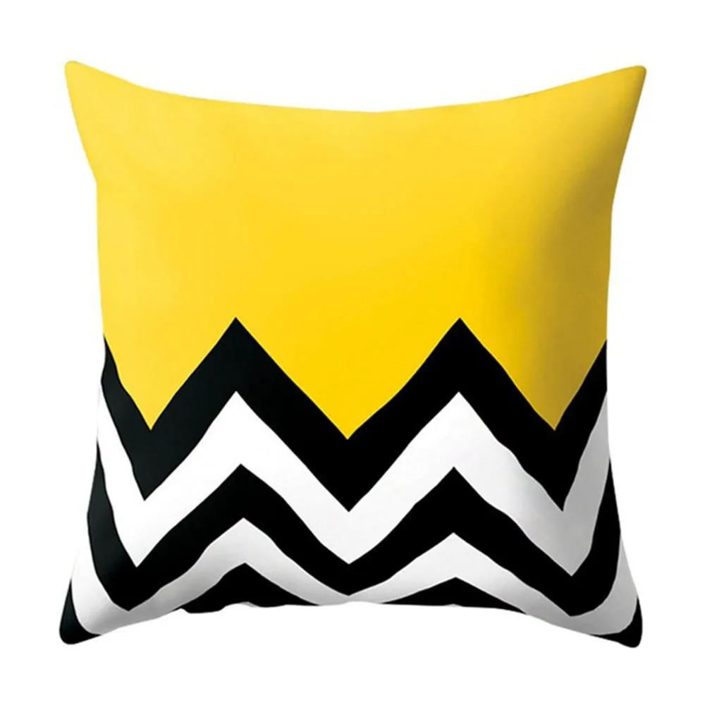 Желтый полиэстер Геометрическая Подушка "Ананас" декоративная подушка для дивана Diy напечатанная Подушка сидение Подушка для стула - Цвет: N10919M